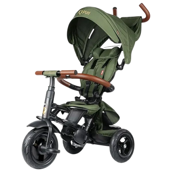 Triciclu Qplay Rito Deluxe  / Olive Green photo 1