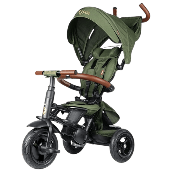 Triciclu Qplay Rito Deluxe  / Olive Green photo 1