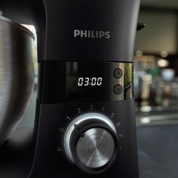 Кухонный комбайн Philips HR7962/01 1000 Вт / Черный photo 4