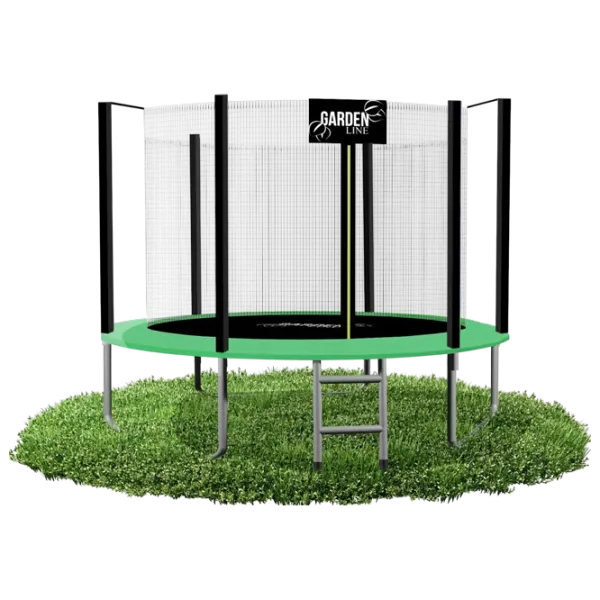 Батут GardenLine TRA4262   / Зеленый / Диаметр - 252 см photo 2
