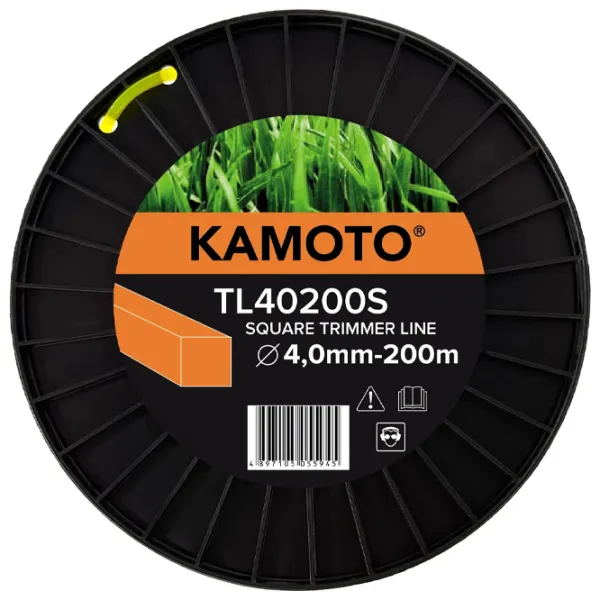 Леска для триммера Kamoto TL40200S Nailon / / 200 м photo 1