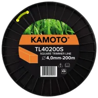Леска для триммера Kamoto TL40200S Nailon / / 200 м