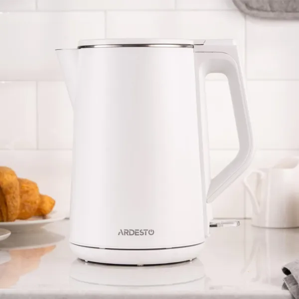 Ceainic electric Ardesto EKL-X50 1.5l / Ascuns / White photo 7