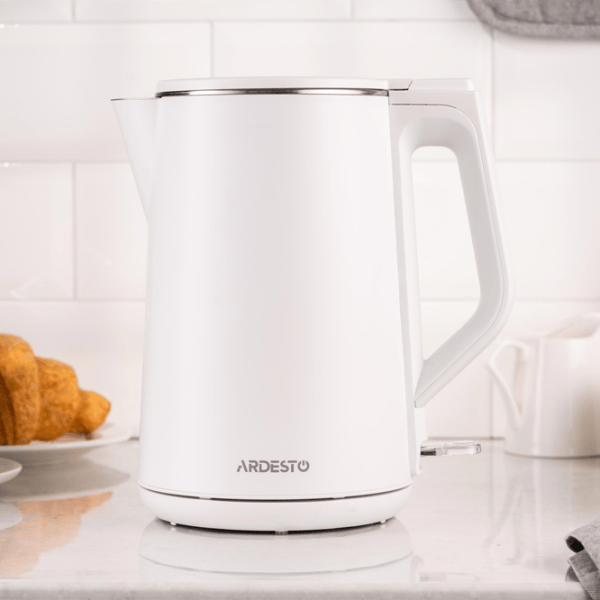 Ceainic electric Ardesto EKL-X50 1.5l / Ascuns / White photo 7