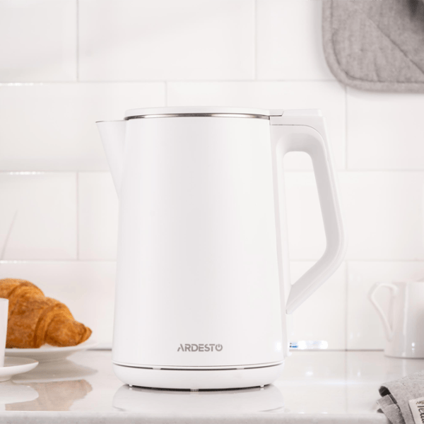 Ceainic electric Ardesto EKL-X50 1.5l / Ascuns / White photo 9