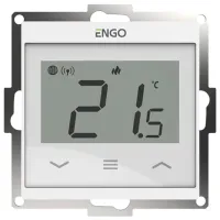 Termostat ENGO E55-W Pentru pardosea / Baterie photo 2