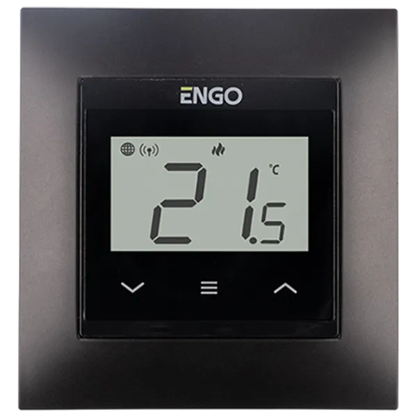 Termostat ENGO E55-B Pentru pardosea / Baterie photo 1