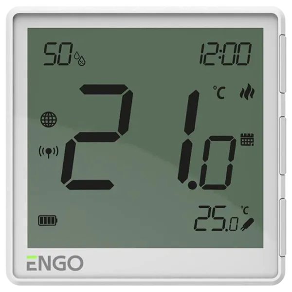 Termostat ENGO EONE-BATW Pentru pardosea / Baterie photo 1