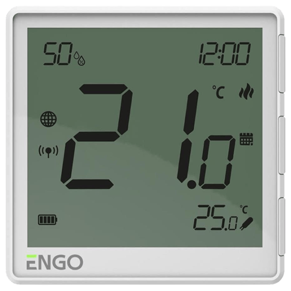 Termostat ENGO EONE-BATW Pentru pardosea / Baterie photo 1