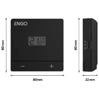 Termostat ENGO EASY-BATB Pentru cazane / Cablu photo 3