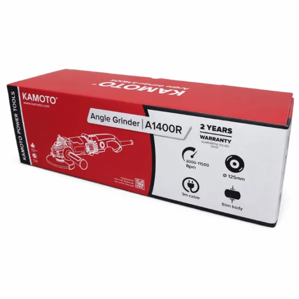 Polizor Kamoto A1400R Unghiular / 1400 W / Red photo 7