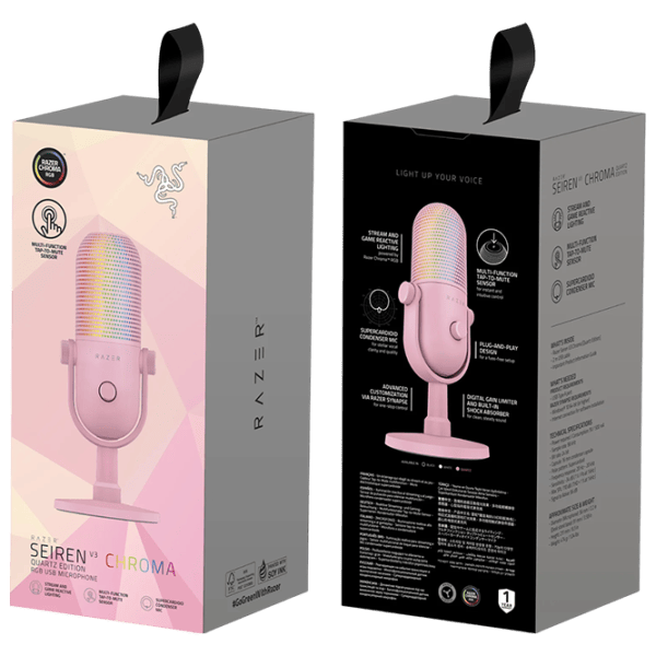 Microfon Razer Seiren V3 Chroma Quartz photo 6
