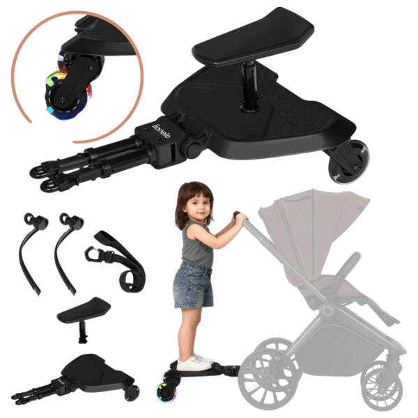 Adaptor Lionelo Buggy Board Plastic / Black photo 3
