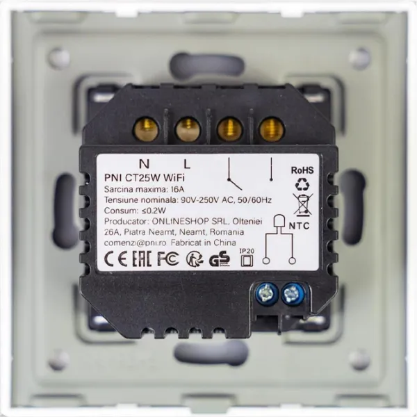Термостат PNI CT-26W Для пола / Сеть photo 4