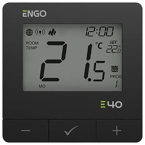 Termostat ENGO E40-230B Pentru radiator / Rețea photo 1