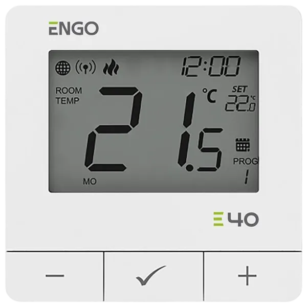 Термостат ENGO E40-230W Для радиатора / Сеть photo 1
