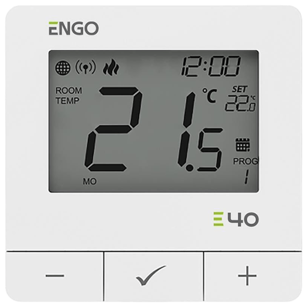 Термостат ENGO E40-230W Для радиатора / Сеть photo 1