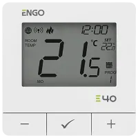 Termostat ENGO E40-BATW Pentru radiator / Baterie