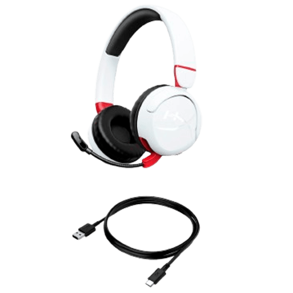 Наушники HyperX Cloud Mini wireless Красный Белый Беспроводные/ Игровой photo 1