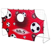 Porți de fotbal Nils BR240P White / 0țel
