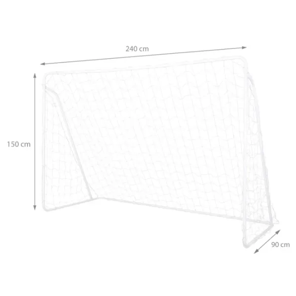 Porți de fotbal Nils BR240P White / 0țel photo 5