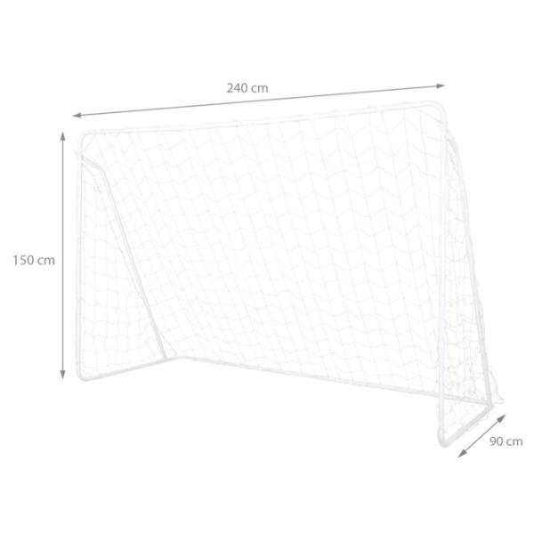 Porți de fotbal Nils BR240P White / 0țel photo 5