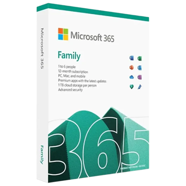 Пакет офисных программ Microsoft 365 Family X86/X64 6 ПК / Online photo 1