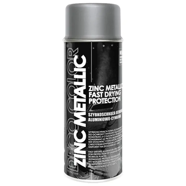 Автомобильная краска Deco color Zinc Metalic 9006 0.4л / Для металлических поверхностей photo 1