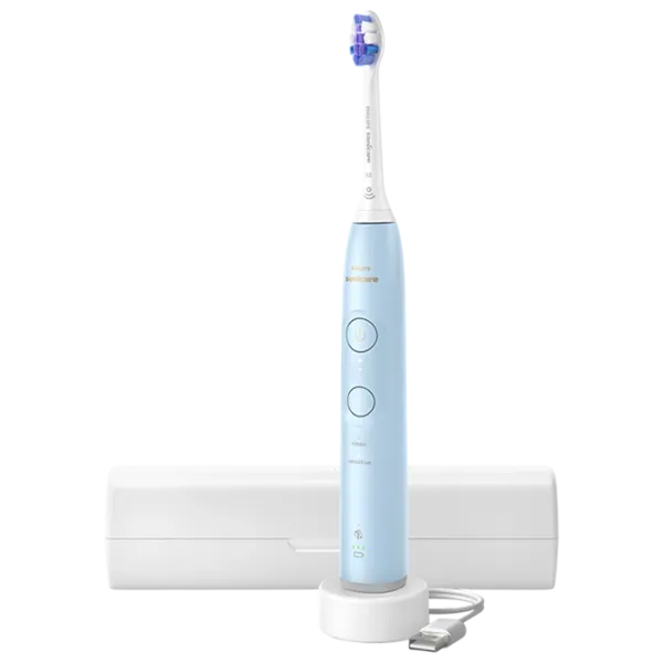 Periuță de dinți electrică Philips HX7403/01  / Light Blue photo 1