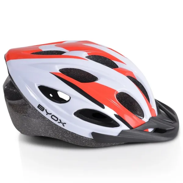 Защитный шлем Moni Bicycle Y02 L Красный White photo 2