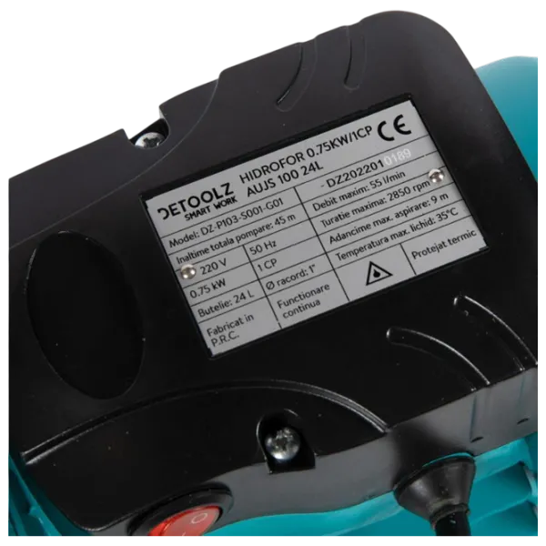 Поверхностный насос Detoolz AUTOJET100 750 Вт 2850 л/ч photo 4
