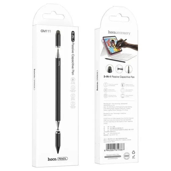 Электронное перо Hoco Cool Dynamic Series 3-in-1
 GM111 / Черный photo 5