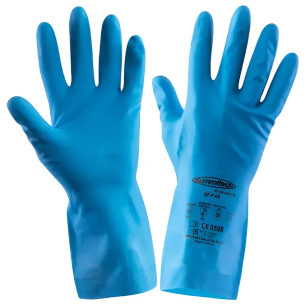 Mănuși de protecție Polstar PLSTRUGP9.5 Latex / Blue photo 1