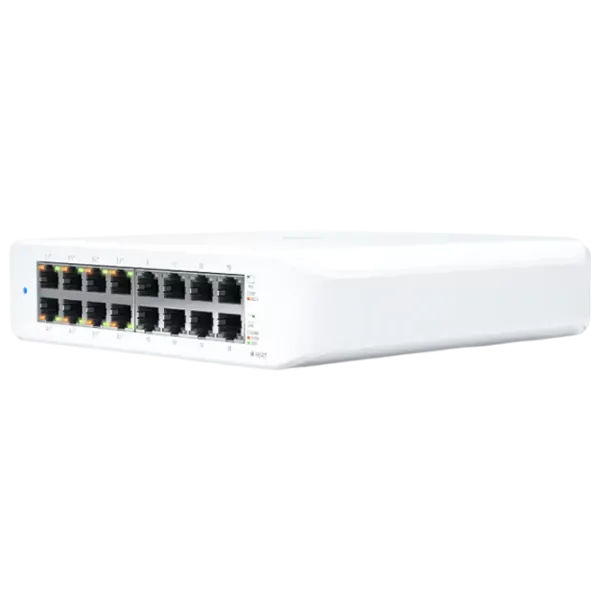 Коммутатор Ubiquiti Lite 16 PoE Белый photo 1