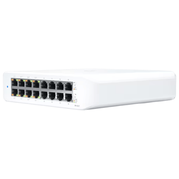 Коммутатор Ubiquiti Lite 16 PoE Белый photo 1