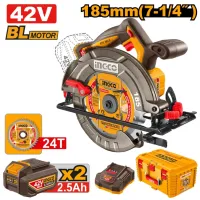 Дисковая пила INGCO CSLI4218512 185 мм / Коричневый photo 2