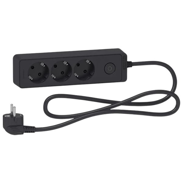 Prelungitor Schneider ST9431B 1.5 m Black photo 1