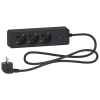 Prelungitor Schneider ST9431B 1.5 m Black