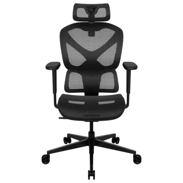 Scaun Gaming ThunderX3 YTC Mesh Gray Black photo 1