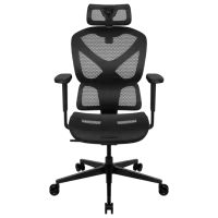 Scaun Gaming ThunderX3 YTC Mesh Gray Black
