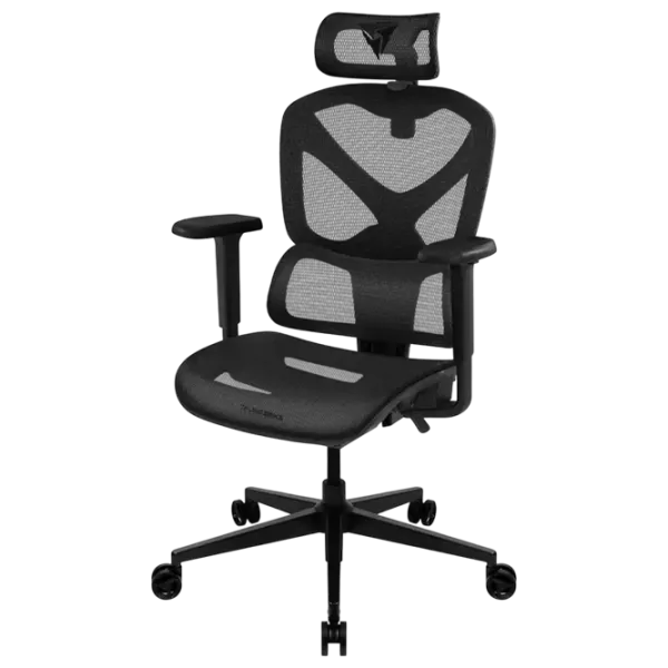 Scaun Gaming ThunderX3 YTC Mesh Gray Black photo 2