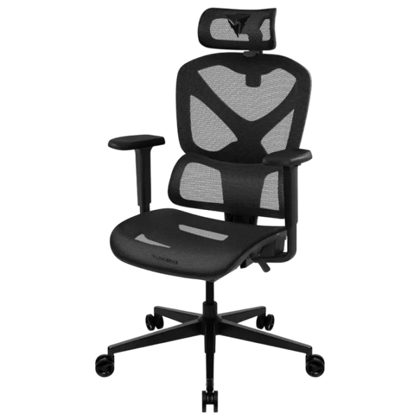 Scaun Gaming ThunderX3 YTC Mesh Gray Black photo 2