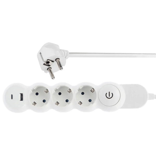 Prelungitor Scame 161.3071UD3 3 m White photo 1