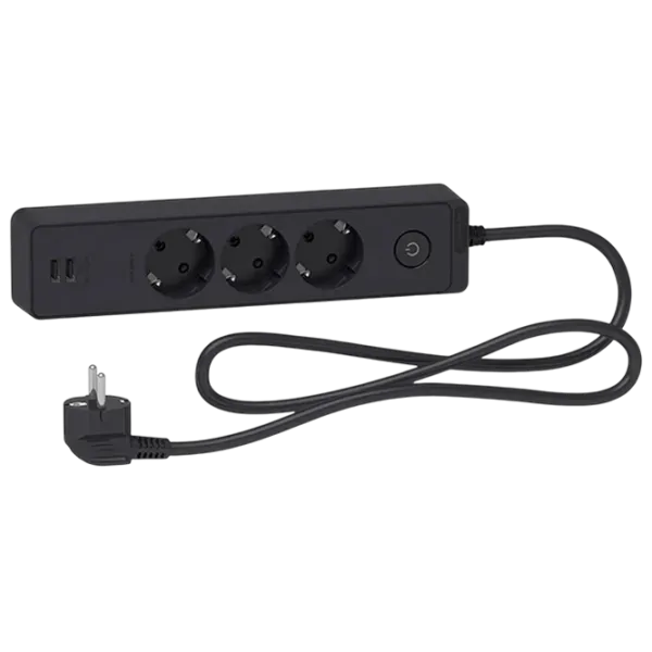Prelungitor Schneider-Electric ST943U3B 3 m Anthracite photo 1