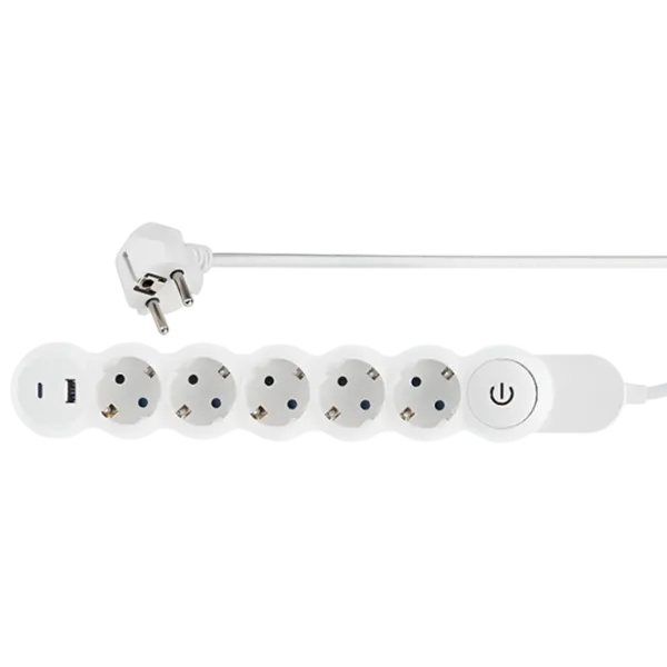 Prelungitor Scame 161.5071UD3 3 m White photo 1