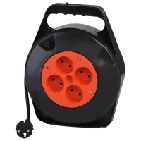Удлинитель на катушке Lemira 2010700 10 м Черный