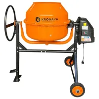 Бетономешалка Kronava K160 160л 850 Вт / Оранжевый