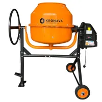 Бетономешалка Kronava K180 180л 850 Вт / Оранжевый