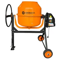 Бетономешалка Kronava K200 200л 1000 Вт / Оранжевый