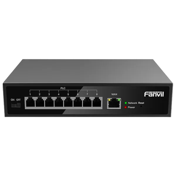 Switch Fanvil PN8 2-Wire Black photo 1